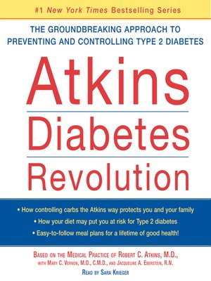 cover image of Atkins Diabetes Revolution